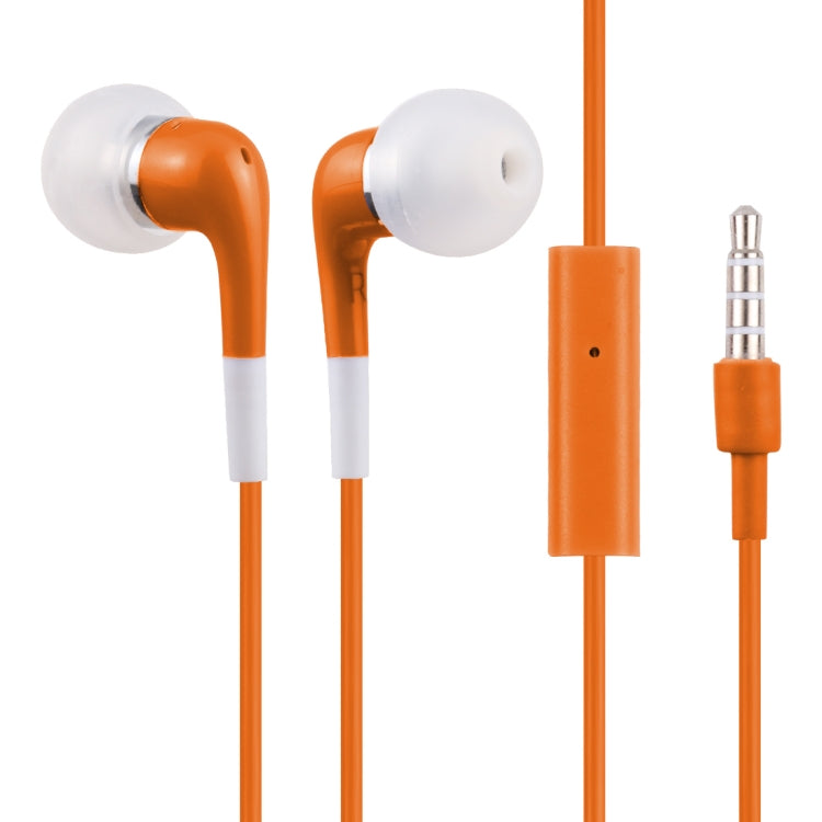 Double Color In-Ear 3.5mm Stereo Earphone With Volume Control and Mic