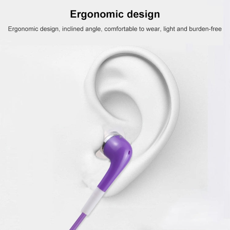 Double Color In-Ear 3.5mm Stereo Earphone With Volume Control and Mic