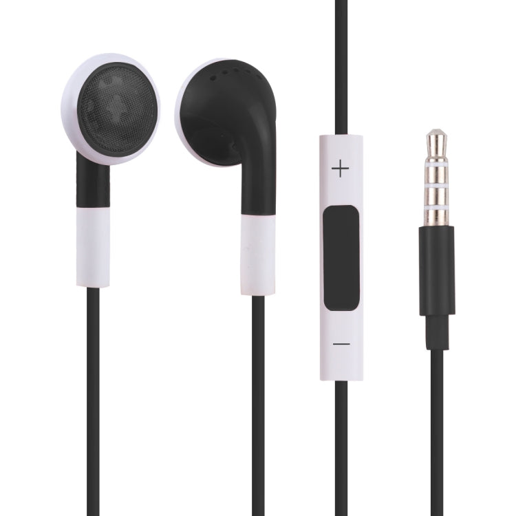 Double Color 3.5mm Stereo Earphone with Volume Control and Mic
