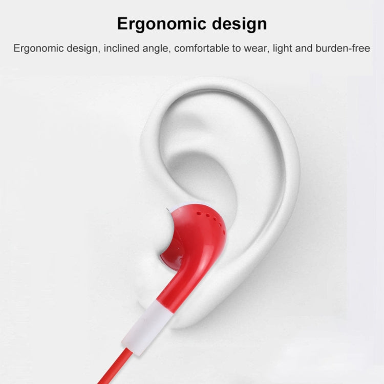 Double Color 3.5mm Stereo Earphone with Volume Control and Mic