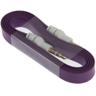 3.5mm Jack Noodles Style Earphone Cable for iPhone 5 / iPhone 4S & 4 / iPad/ iPod/ MP3, Length: 1m