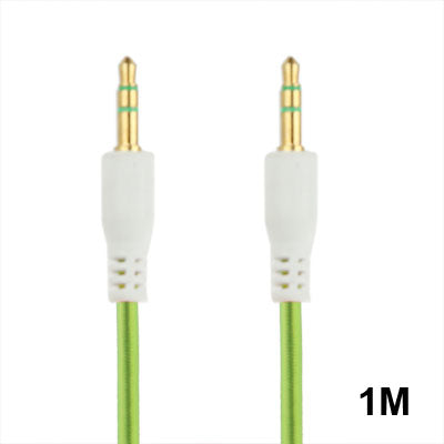 3.5mm Jack Earphone Cable for iPhone/ iPad/ iPod/ MP3, Length: 1m