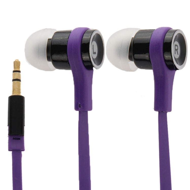 Noodle Style High Performance 3.5mm Jack In-Ear Earphone, Cable Length: about 1.1m