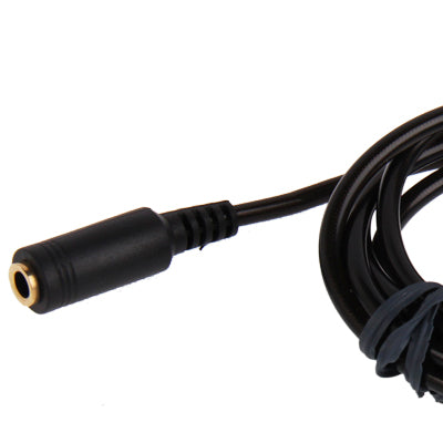 3.5mm Gold Plated Male to Female Jack Earphone Extender Cable, Length: 1m