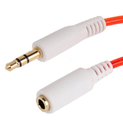 3.5mm Gold Plated Male to Female Jack Earphone Extender Cable, Length: 1m