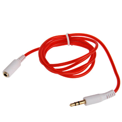 3.5mm Gold Plated Male to Female Jack Earphone Extender Cable, Length: 1m