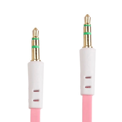 3.5mm Jack Noodle Style Earphone Cable for iPhone/ iPad/ iPod/ MP3, Length: 1m