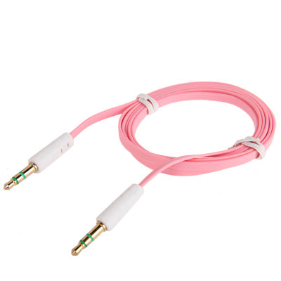 3.5mm Jack Noodle Style Earphone Cable for iPhone/ iPad/ iPod/ MP3, Length: 1m
