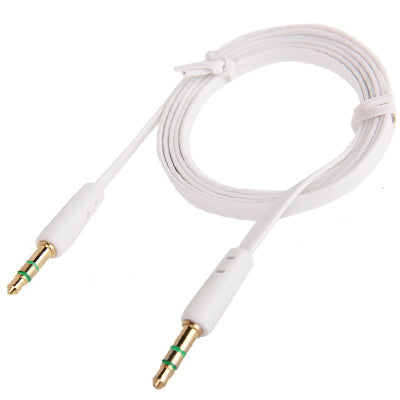 3.5mm Jack Noodle Style Earphone Cable for iPhone/ iPad/ iPod/ MP3, Length: 1m