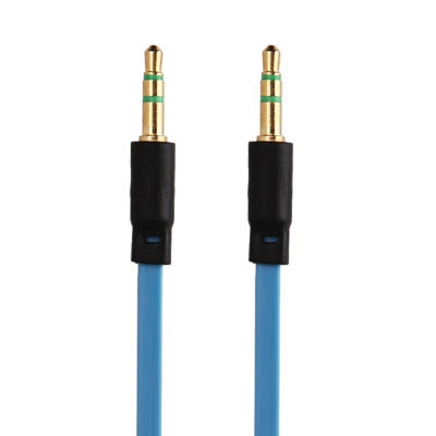 3.5mm Jack Noodle Style Earphone Cable for iPhone/ iPad/ iPod/ MP3, Length: 1m