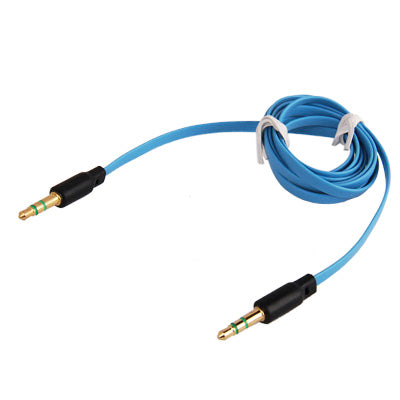 3.5mm Jack Noodle Style Earphone Cable for iPhone/ iPad/ iPod/ MP3, Length: 1m