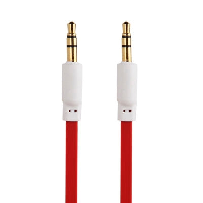 3.5mm Jack Noodle Style Earphone Cable for iPhone/ iPad/ iPod/ MP3, Length: 1m