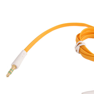 3.5mm Jack Noodle Style Earphone Cable for iPhone/ iPad/ iPod/ MP3, Length: 1m
