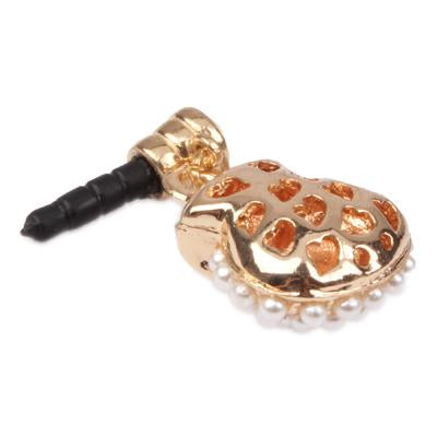Fashion Diamond Handbag Style Earphone Anti-dust Plug for iPhone 4S / 4 / iPod / iPad