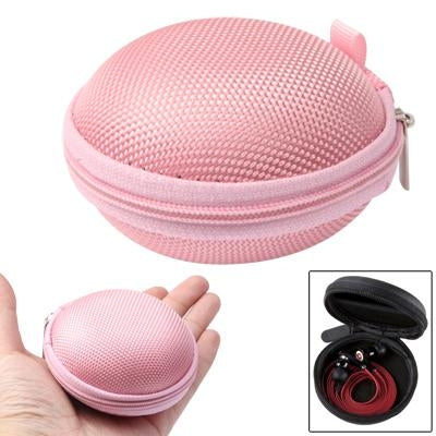 Grid Style Carrying Bag Box for Headphone / Earphone