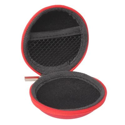 Grid Style Carrying Bag Box for Headphone / Earphone