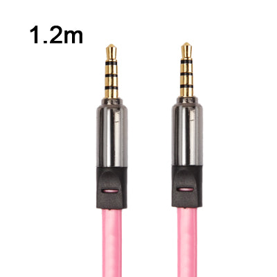 1.2m 3.5mm Jack Candy Color Noodle Style Earphone Cable, For iPad, iPhone, Galaxy, Huawei, Xiaomi, LG, HTC and Other Smart Phones
