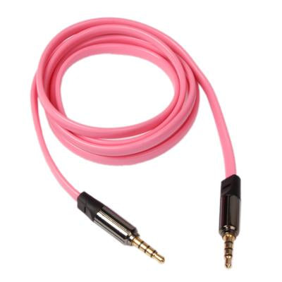 1.2m 3.5mm Jack Candy Color Noodle Style Earphone Cable, For iPad, iPhone, Galaxy, Huawei, Xiaomi, LG, HTC and Other Smart Phones