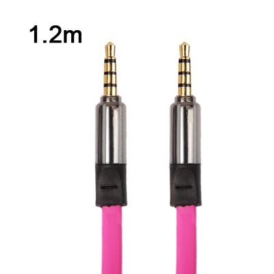 1.2m 3.5mm Jack Candy Color Noodle Style Earphone Cable, For iPad, iPhone, Galaxy, Huawei, Xiaomi, LG, HTC and Other Smart Phones