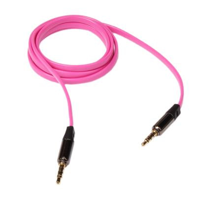 1.2m 3.5mm Jack Candy Color Noodle Style Earphone Cable, For iPad, iPhone, Galaxy, Huawei, Xiaomi, LG, HTC and Other Smart Phones