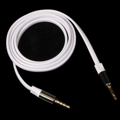 1.2m 3.5mm Jack Candy Color Noodle Style Earphone Cable, For iPad, iPhone, Galaxy, Huawei, Xiaomi, LG, HTC and Other Smart Phones