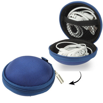 Grid Style Portable Carrying Bag Box for Headphone / Earphone