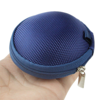 Grid Style Portable Carrying Bag Box for Headphone / Earphone