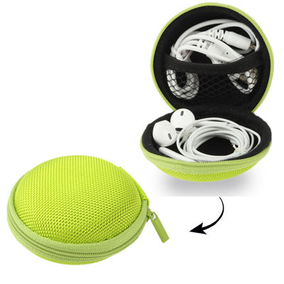 Grid Style Portable Carrying Bag Box for Headphone / Earphone