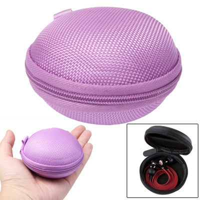 Grid Style Portable Carrying Bag Box for Headphone / Earphone