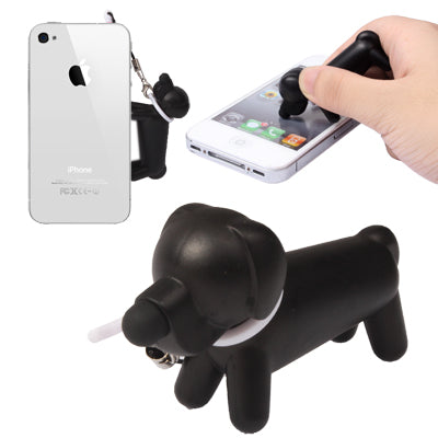 Touch Dog Touch Screen Stylus Touch Pen + Ear Cap 3.5mm Plug Anti-dust for iPhone 5 / iPhone 4 & 4S / iPad 4 /  iPad mini / mini 2 Retina / New iPad (iPad 3) / iPad 2 / iPad / iPod touch / Android Tablet(White)