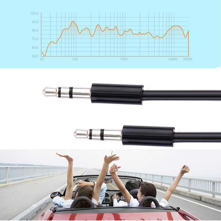 Spring Coiled 3.5mm Aux Cable, Compatible with Phones, Tablets, Headphones, MP3 Player, Car/Home Stereo & More, Length: 15cm - 170cm(Black)