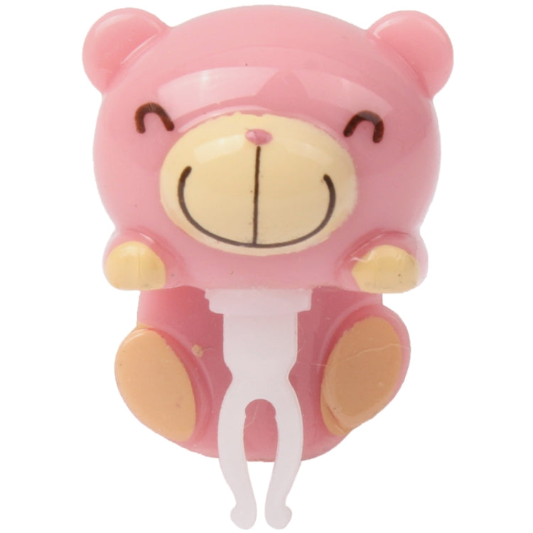 3.5mm Jack Lovely Bear Style Earphone Anti-dust Plug for iPhone 4S & 4 / iPod / iPad