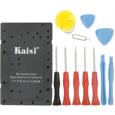 12 in 1 (Screwdrivers + Opening Tool + iPhone 4 Screw Plate) Professional Disassembly Repairing Tool for iPhone 4S & 4 / iPhone 5 / Other Mobile Phone