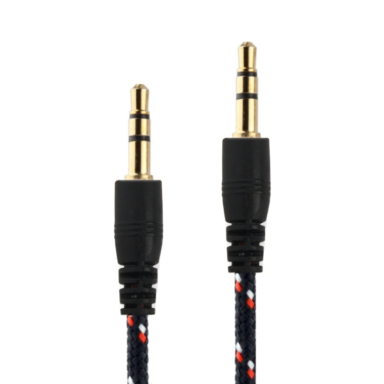 1m Nylon Netting Style 3.5mm Jack Earphone Cable, For iPad, iPhone, Galaxy, Huawei, Xiaomi, LG, HTC and Other Smart Phones