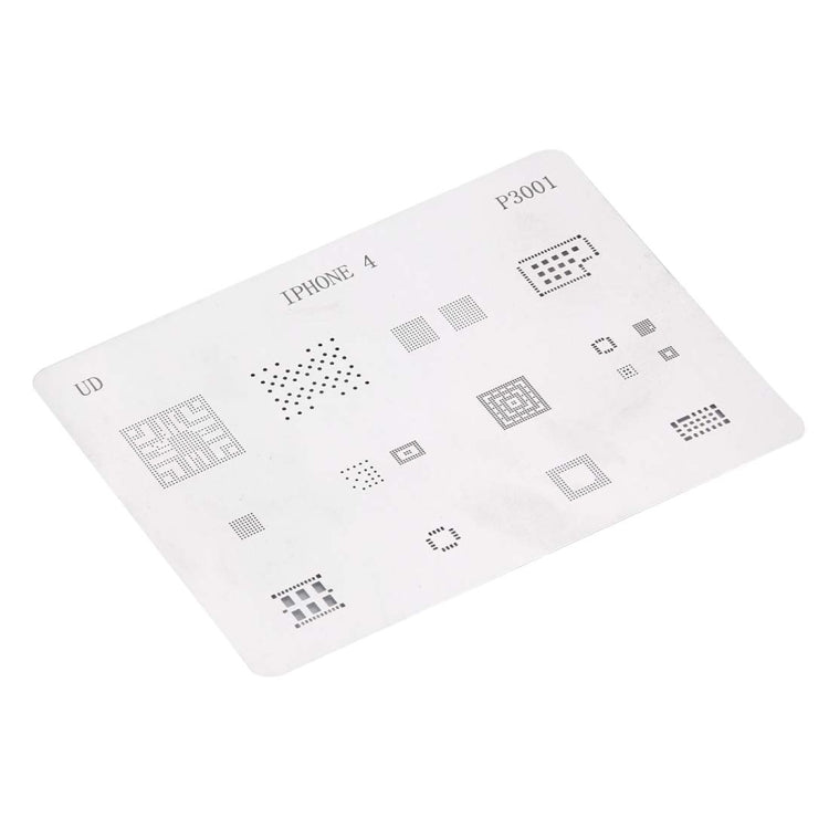 Mobile Phone Rework Repair BGA Reballing Stencils For iPhone 4