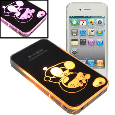 Doraemon Protective Backside Caller Signal Flashing Case for iPhone 4 & 4S (Original Version)