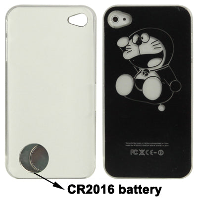Doraemon Protective Backside Caller Signal Flashing Case for iPhone 4 & 4S (Original Version)