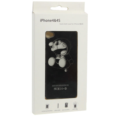 Doraemon Protective Backside Caller Signal Flashing Case for iPhone 4 & 4S (Original Version)