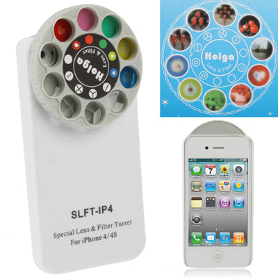 HOLGA Special Lens & Filter Turret Case Cover SLFT-IP4 for iPhone 4 & 4S