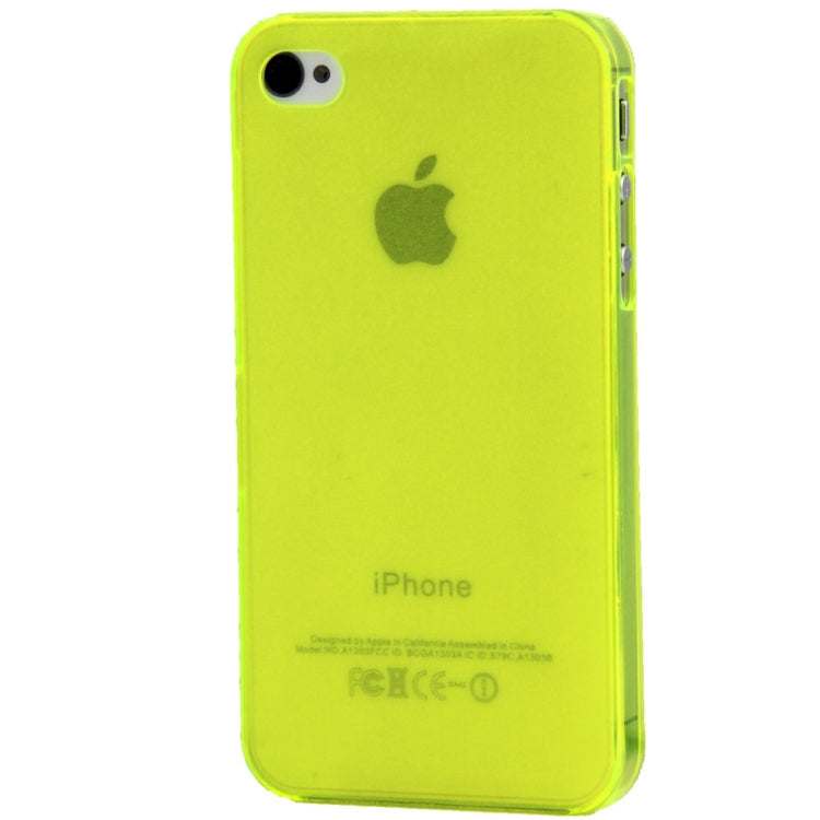 0.5mm Ultra Thin Scrub Plastic Case for iPhone 4 & 4S