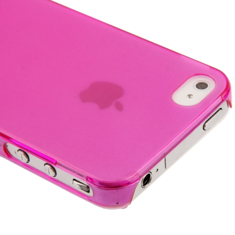0.5mm Ultra Thin Scrub Plastic Case for iPhone 4 & 4S