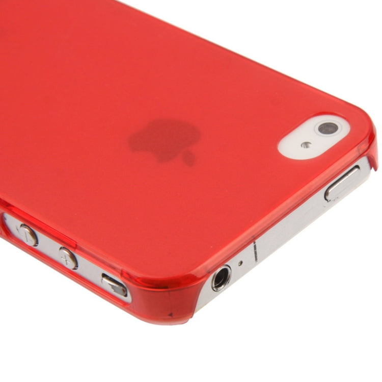 0.5mm Ultra Thin Scrub Plastic Case for iPhone 4 & 4S