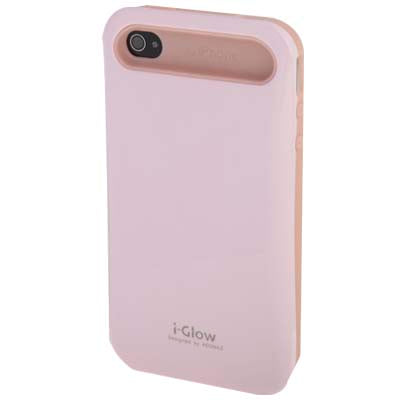Smooth Surface (Plastic + Fluorescent Effect Silicone) Case for iPhone 4 & 4S