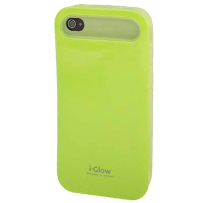 Smooth Surface (Plastic + Fluorescent Effect Silicone) Case for iPhone 4 & 4S