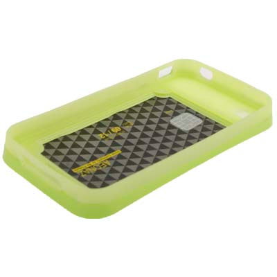 Smooth Surface (Plastic + Fluorescent Effect Silicone) Case for iPhone 4 & 4S