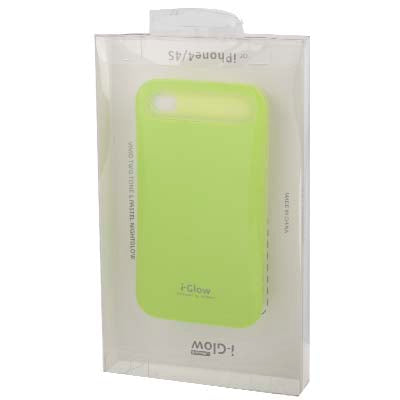 Smooth Surface (Plastic + Fluorescent Effect Silicone) Case for iPhone 4 & 4S