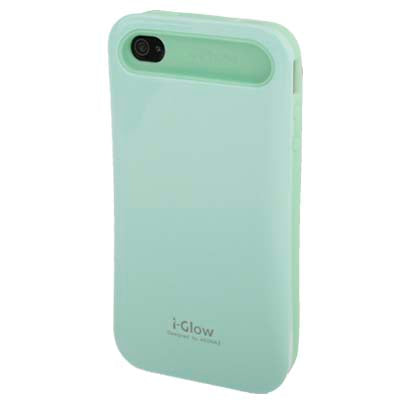 Smooth Surface (Plastic + Fluorescent Effect Silicone) Case for iPhone 4 & 4S