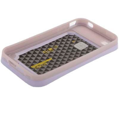 Smooth Surface (Plastic + Fluorescent Effect Silicone) Case for iPhone 4 & 4S