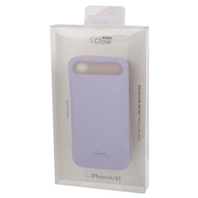Smooth Surface (Plastic + Fluorescent Effect Silicone) Case for iPhone 4 & 4S