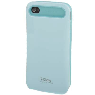 Smooth Surface (Plastic + Fluorescent Effect Silicone) Case for iPhone 4 & 4S